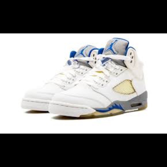 jordan 5 blue white